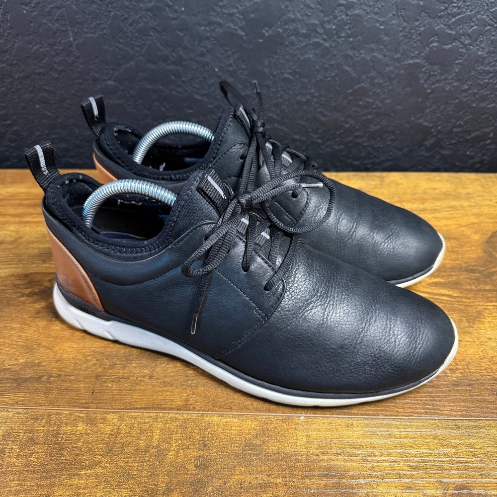 Johnston & Murphy XC4 Prentiss 25-2951 Black Leather Waterproof Sneaker Mens 9.5